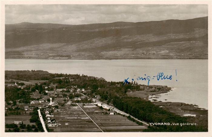 Yvonand VD Vue générale aérienne