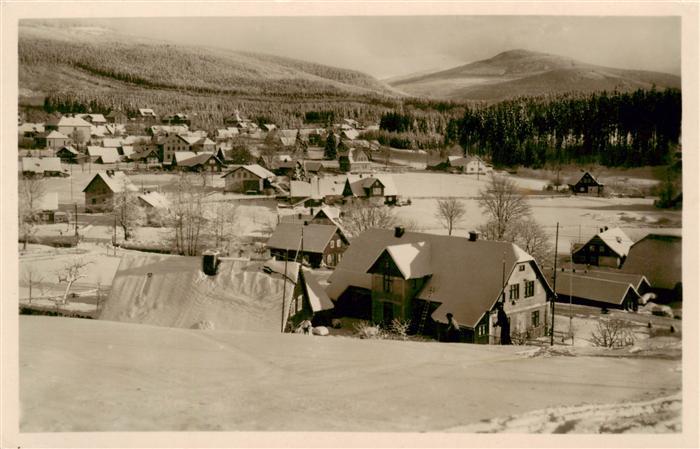 Novy Svet v Krkonosich Neuwelt Riesengebirge CZ Winterpanorama