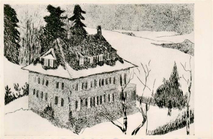 Vaumarcus NE Clinique la Rochette Kuenstlerkarte