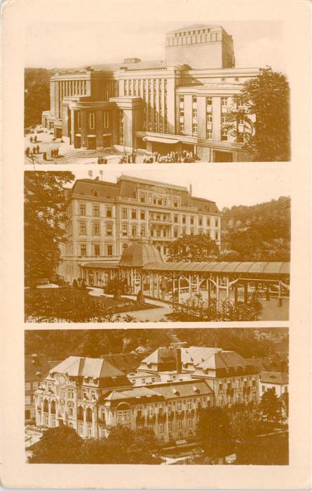 Lazne Teplice nad Becvou Bad Teplitz CZ Teilansichten Hotels