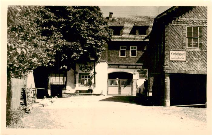 Knobelsdorf Saalfeld Thueringen Gasthaus Kastanienbaum