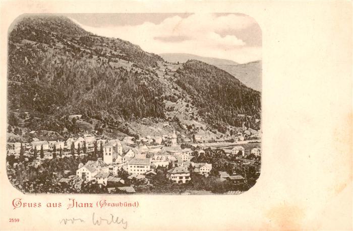 Ilanz Glion GR Panorama