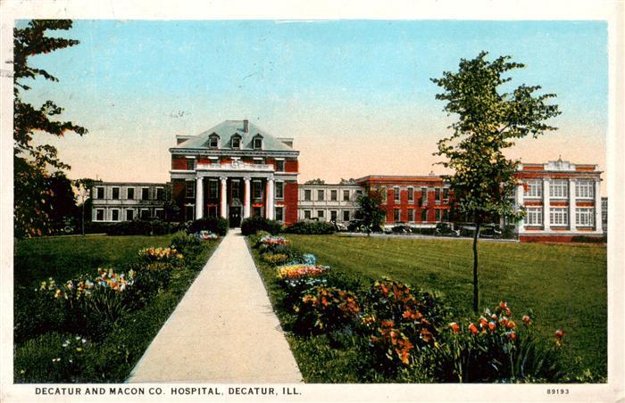 Decatur Illinois USA Decatur and Macon Co. Hospital
