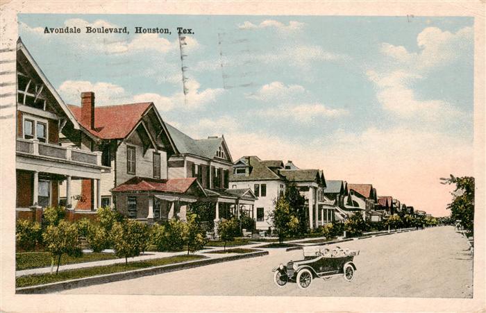 Houston  Texas USA Avondale Boulevard