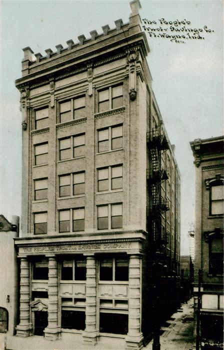 Fort Wayne Indiana USA The People's Trust & Savings Co.