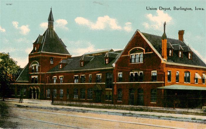 Burlington Iowa USA Union Depot