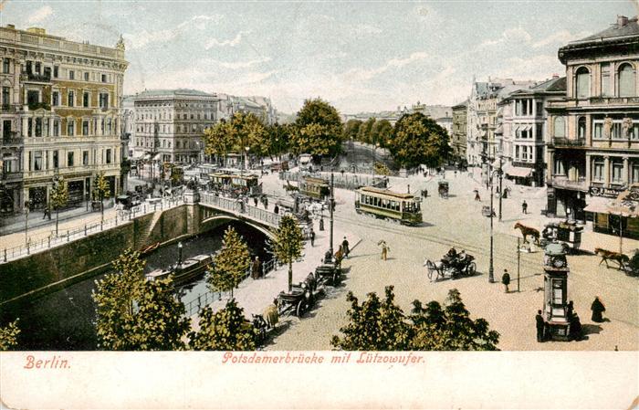 BERLIN  CITY Potsdamerbruecke mit Luetzowufer