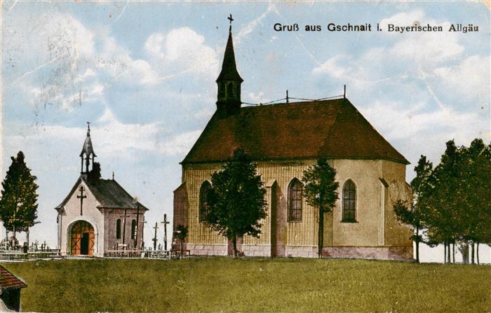 Gschnait Altusried Bayern Kirche Kapelle