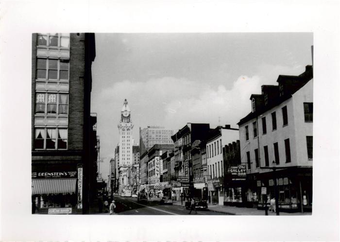 Baltimore Maryland USA BALTIMORE STREET WEST FROM GAY STREET