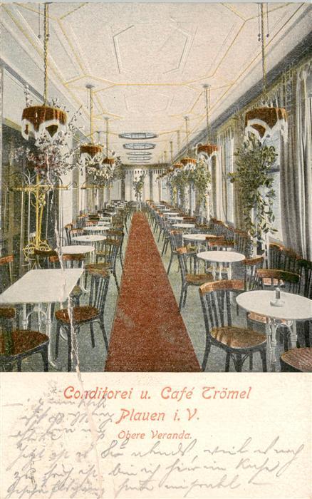 Plauen Vogtland Conditorei Café Troemel