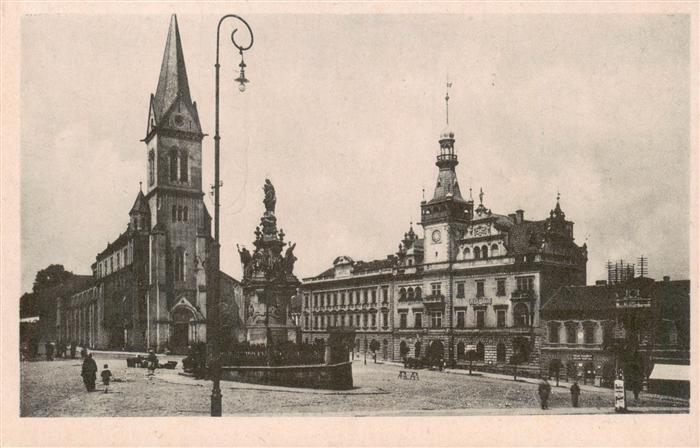 Kladno Kladen CZ Stadtzentrum Kirche