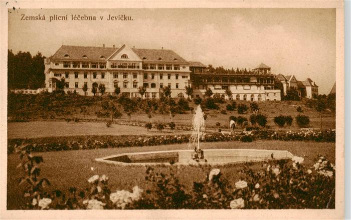 Jevicko Gewitsch CZ Zemska plicni lecebna Krankenhaus