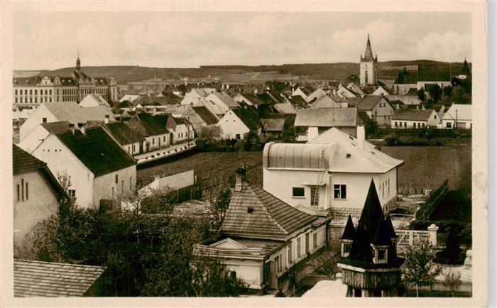 Blatna Strakonice Strakonitz CZ Ortsansicht mit Kirche