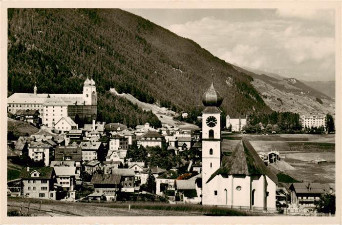 Disentis GR Neudorf mit Pfarrkirche und Kloster