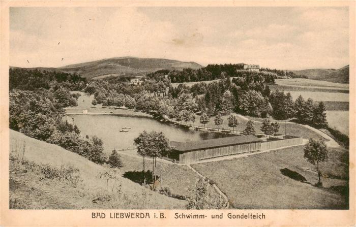Bad Liebwerda Lazne Libverda CZ Schwimm- und Gondelteich