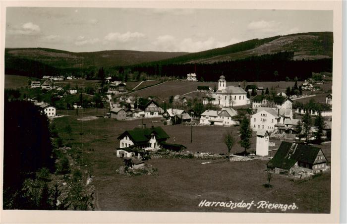 Harrachsdorf Harrachov CZ Ortsansicht mit Kirche