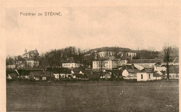Stekne Steken CZ Teilansicht Schloss