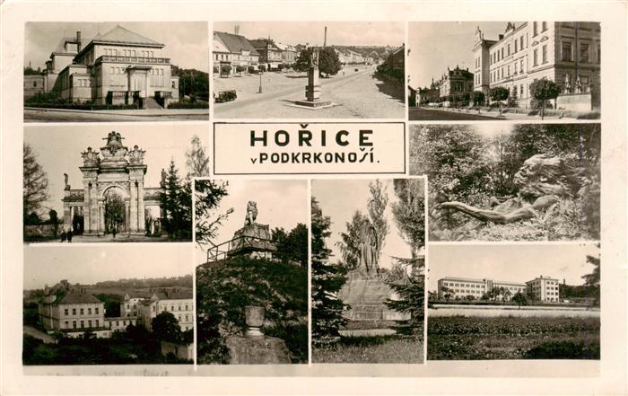 Horice v Podkrkonosi Horschitz CZ Teilansichten Motive Stadtzentrum Denkmal