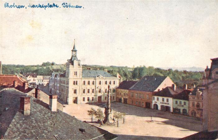 Chocen Chotzen CZ Namesti Stadtplatz Zentrum