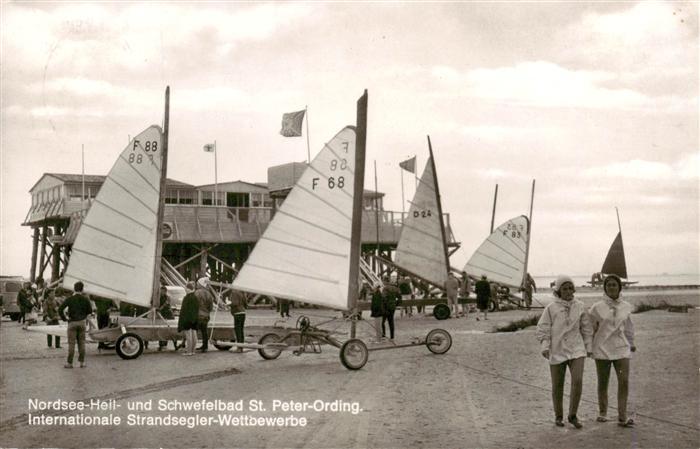 St Peter-Ording Internationale Strandsegler-Wettbewerbe Nordsee-Heil- und Schwef