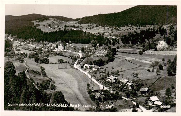 Waidmannsfeld Niederoesterreich AT Panorama Sommerfrische