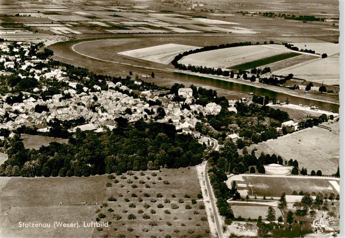 Stolzenau Weser Fliegeraufnahme