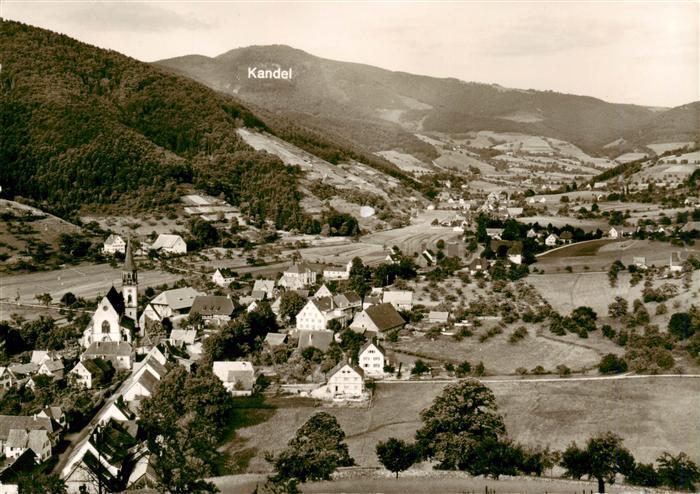 Glottertal Panorama Blick zum Kandel Schwarzwald