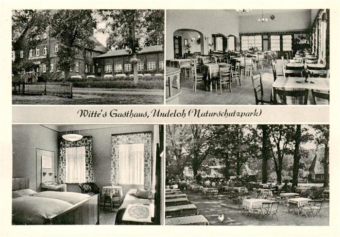Undeloh Witte's Gasthaus Fremdenzimmer Gartenterrasse