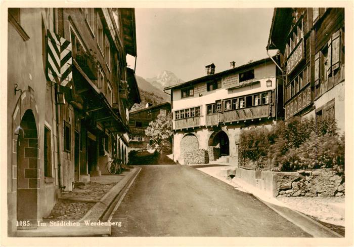 Werdenberg SG Motiv im Ortszentrum