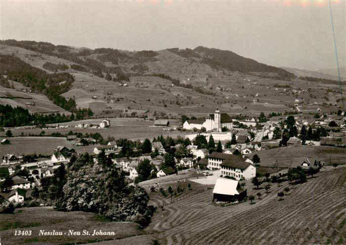 Neu St Johann Nesslau SG Panorama