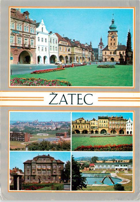 Zatec Saaz CZ Motive Stadtzentrum