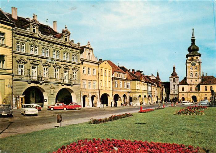 Zatec Saaz CZ Platz der Revolution