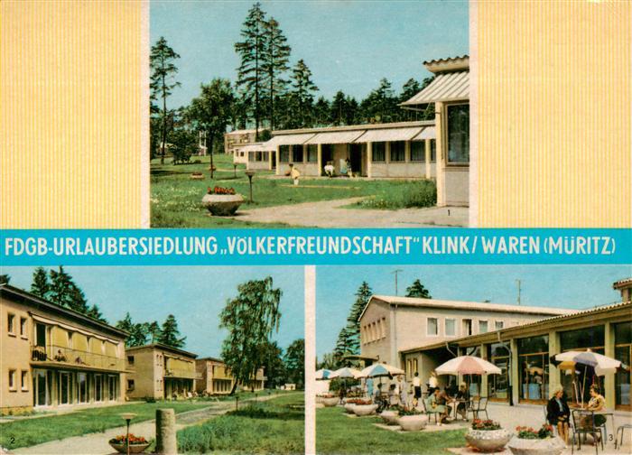 Klink Waren FDGB Urlaubersiedlung Voelkerfreundschaft