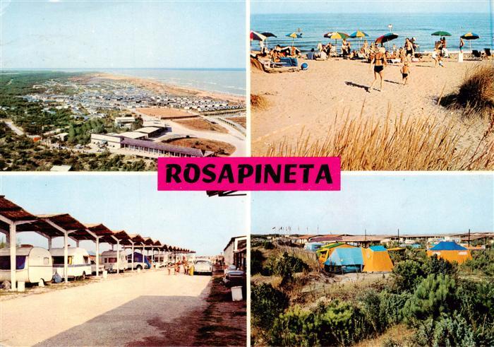 Bosolina Luftaufnahme Strand Rosapineta Camping