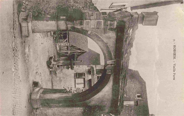 Rosheim 67 Alsace Vieille porte