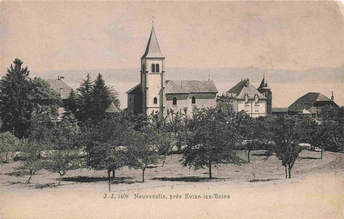 Neuvecelle 74 Haute-Savoie Vue d'ensemble Eglise
