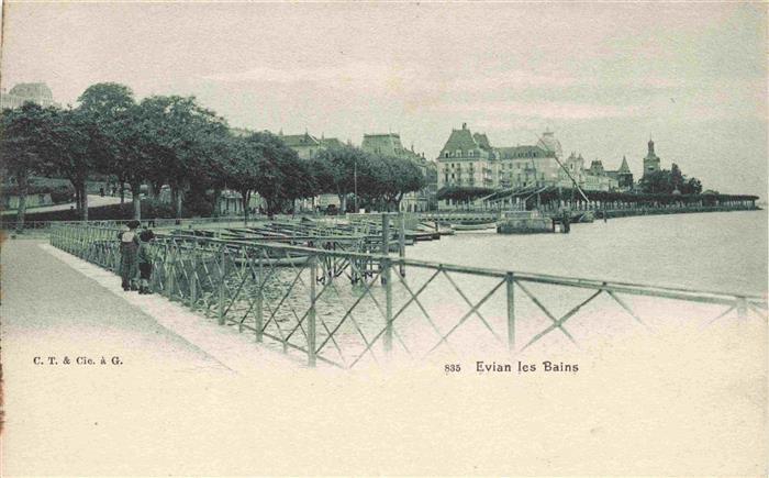 Evian-les-Bains 74 Uferpromenade