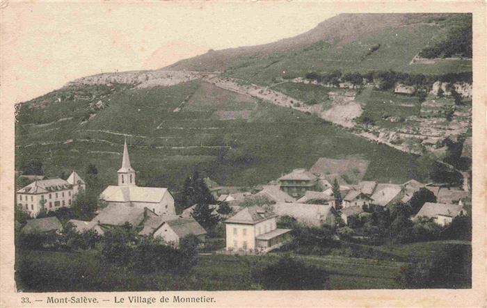 Mont Saleve 74 Haute-Savoie Le Village de Monnetier