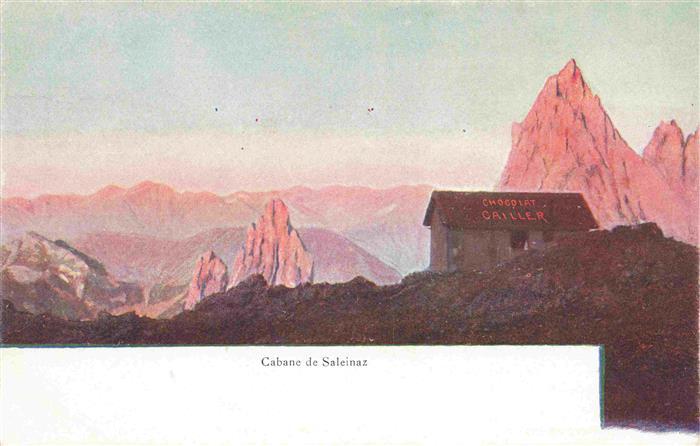 Saleinaz Cabane de 2696m VS Berghaus Alpenpanorama