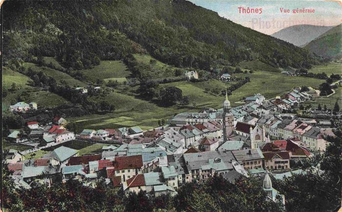Thones 74 Haute-Savoie Vue générale