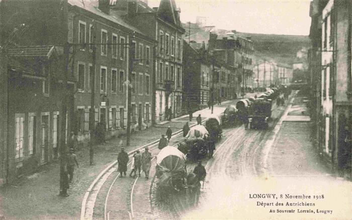 Longwy 54 Meurthe-et-Moselle Départ des Autrichiens