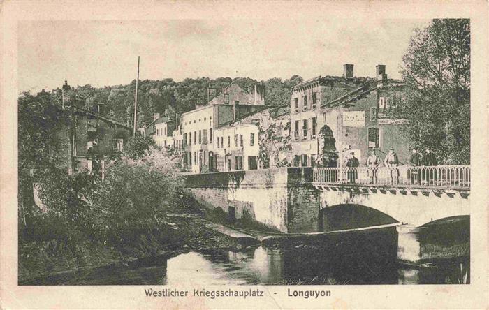 Longuyon 54 Meurthe-et-Moselle Bruecke Westlicher Kriegsschauplatz 1. Weltkrieg