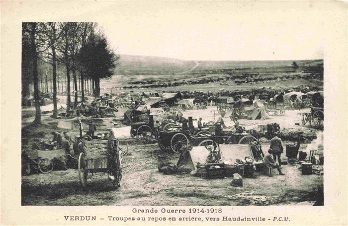 VERDUN  55 Meuse Grande Guerre 1914-1918 Troupes au repos Westlicher Kriegsschau