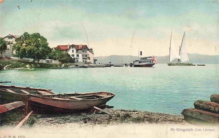 St Gingolph VS Uferpartie am Genfersee