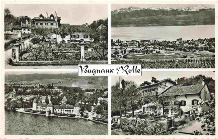 Bugnaux Rolle VD Panorama Alpen Restaurant Bellevue