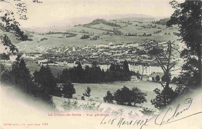 LA CHAUX-DE-FONDS NE Vue générale