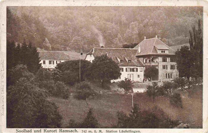 Ramsach Laeufelfingen BL Station Laeufelfingen Soolbad Kurort Feldpost