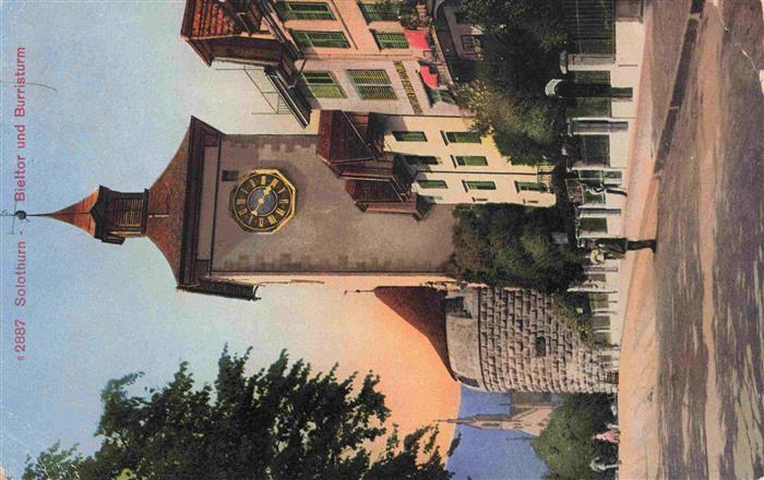Solothurn Soleure SO Bieltor und Burristurm