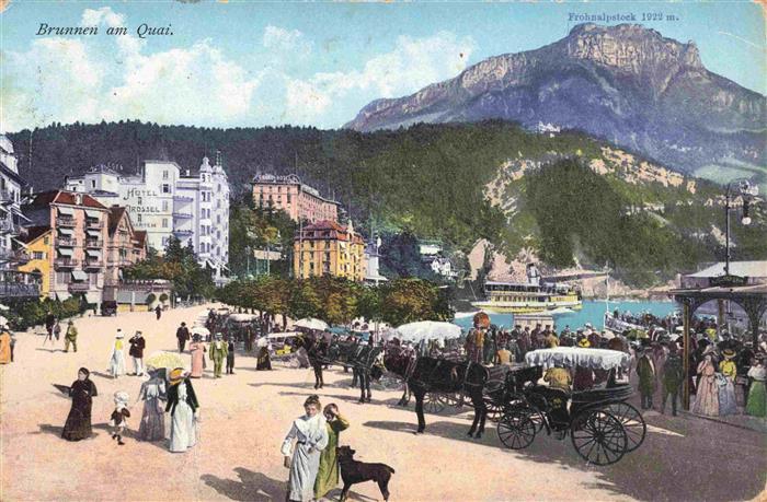 Brunnen  SZ Am Quai Pferdedroschke