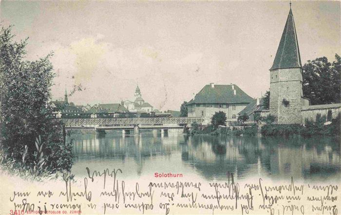 Solothurn Soleure SO Partie an der Aare